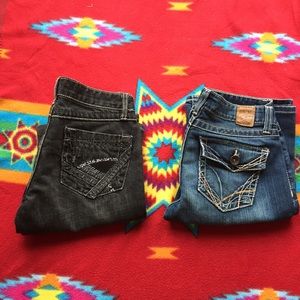 Lot 2 BKE Jeans (Black BKE & Madison) 28/30